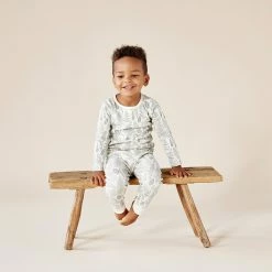 Wilson & Frenchy Organic Long Sleeve Pyjamas - Hello Fern