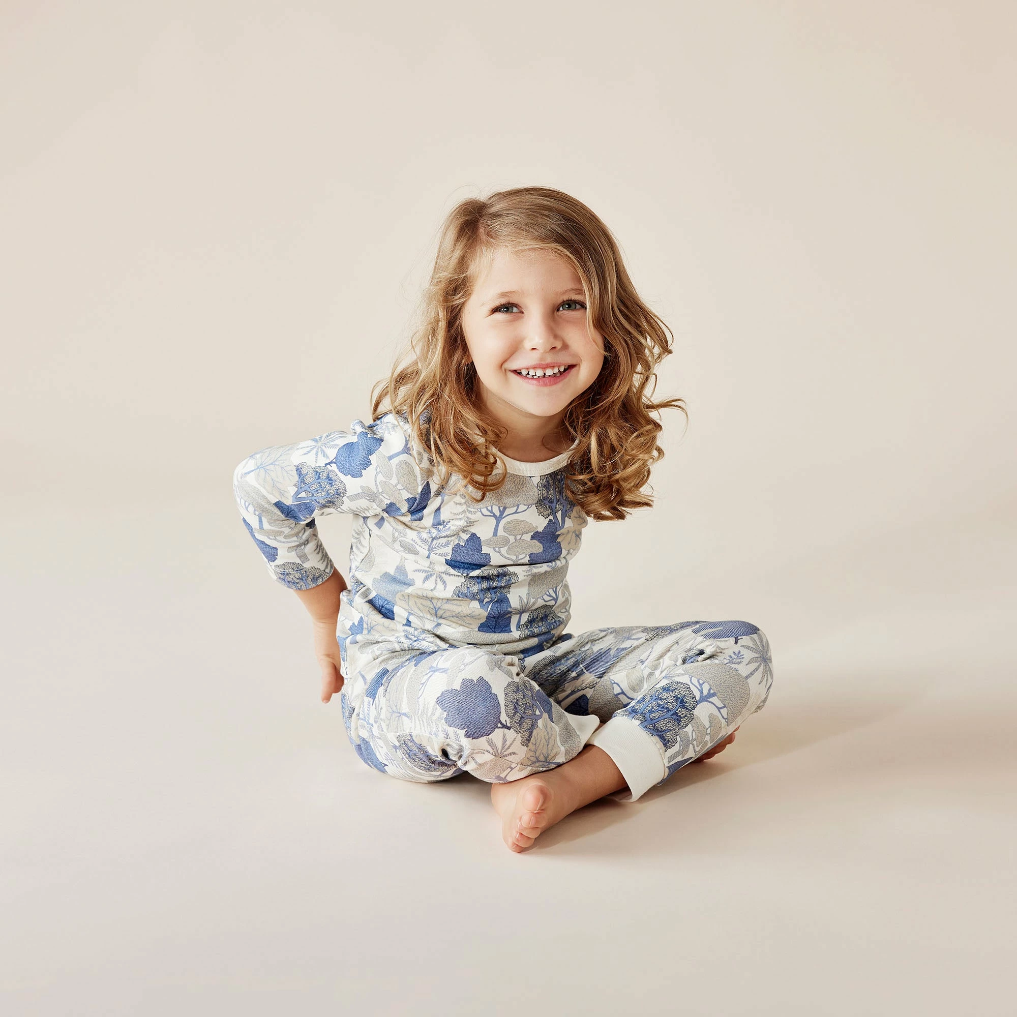 Wilson & Frenchy Organic Long Sleeve Pyjamas - The Forest