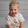 Bencer And Hazelnut Noel Boys Button Up Shirt