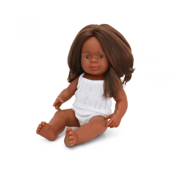 Miniland Dolls Miniland Doll - Anatomically Correct Baby, Australian Aboriginal Girl, 38 Cm