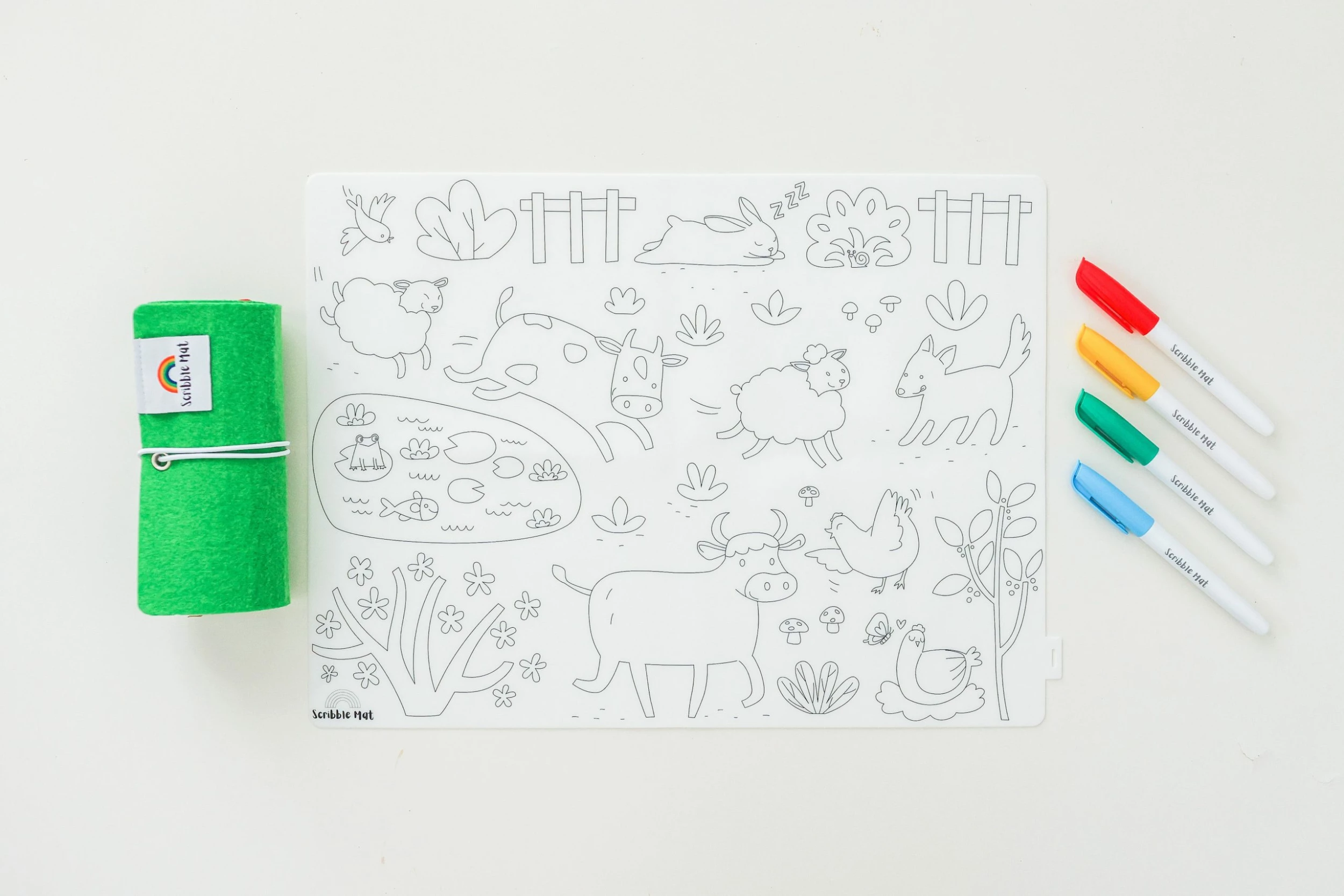On The Farm Reusable Scribble Mat - Image 2