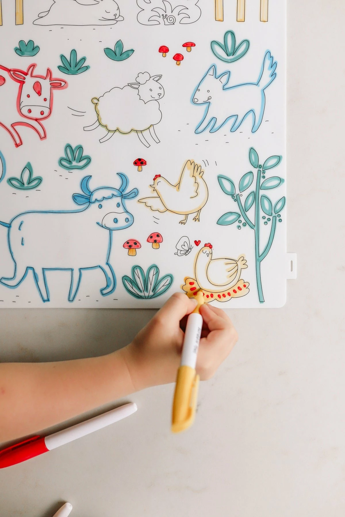 On The Farm Reusable Scribble Mat - Image 3