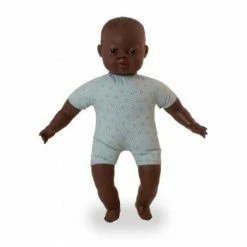 Miniland Dolls Miniland Doll - Soft Bodied With Articulated Head, African, 40 Cm