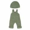 Miniland Dolls Miniland Clothing Eco Knitted Overalls And Beanie Hat, 38cm