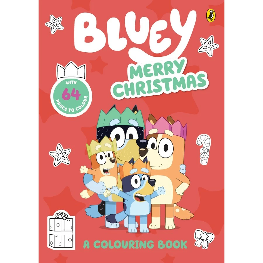 Brumby Sunstate Bluey: Merry Christmas: A Colouring Book