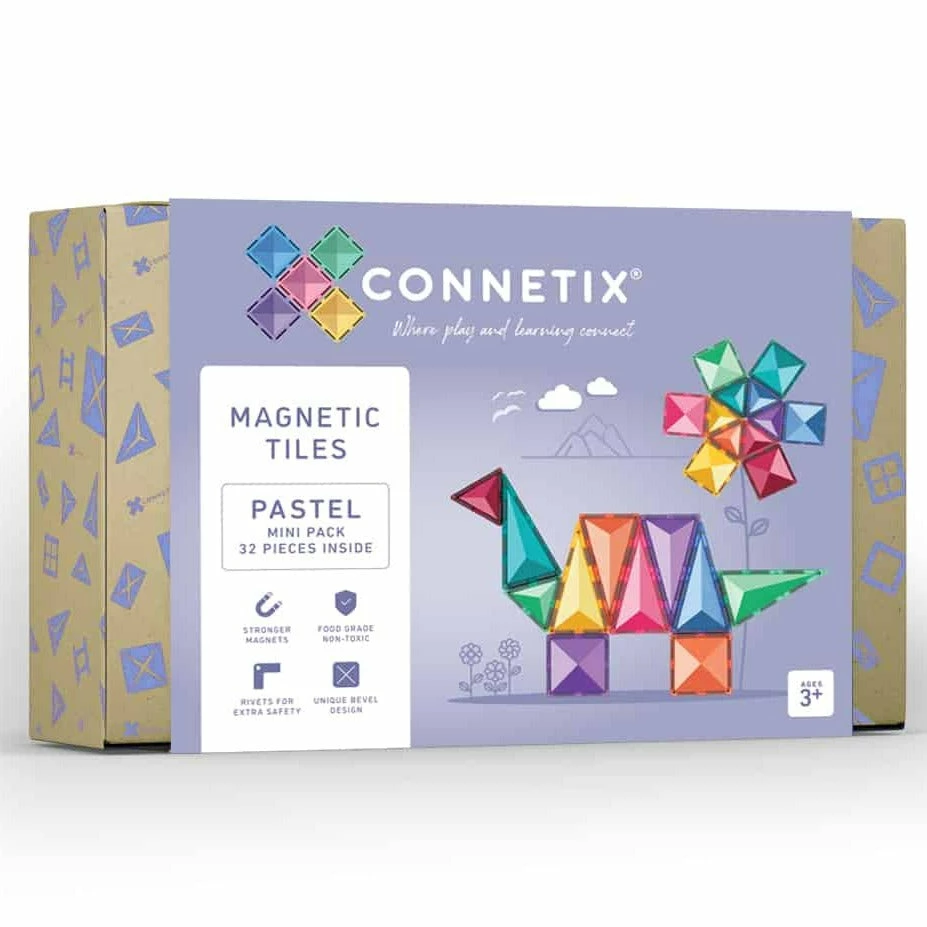 Connetix Pastel Mini Pack 32 Pc