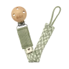BIBS Paci Braid - Sage/Ivory