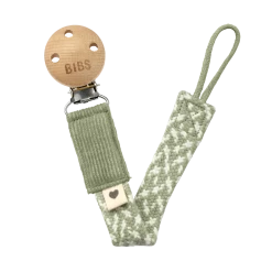 BIBS Paci Braid - Sage/Ivory