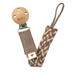 BIBS Paci Braid - Dark Oak/Vanilla