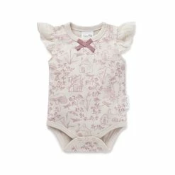 Aster & Oak Fairy Garden Lace Onesie