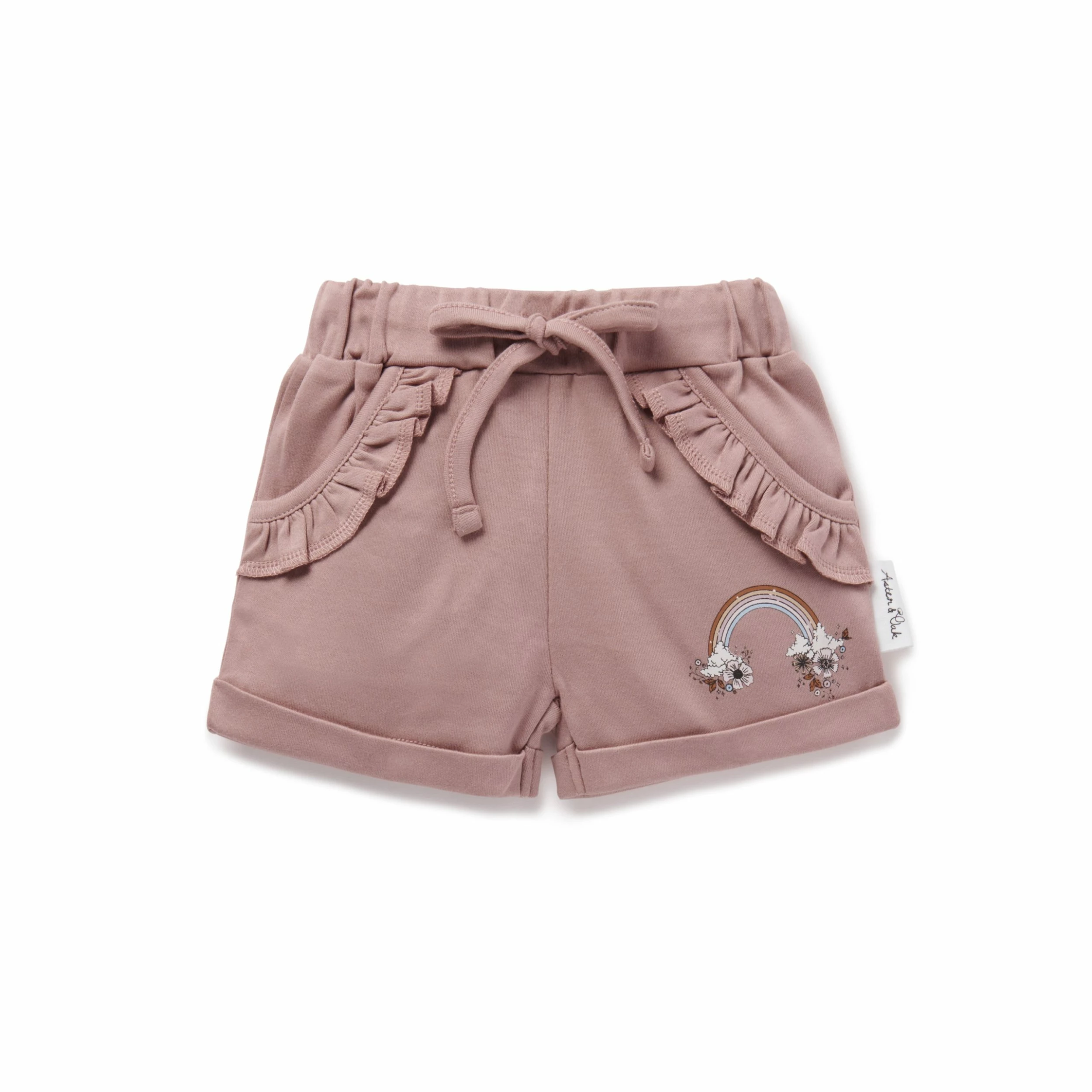 Aster & Oak Rainbow Ruffle Shorts