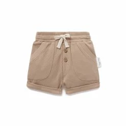 Aster & Oak Nougat Rib Pocket Shorts