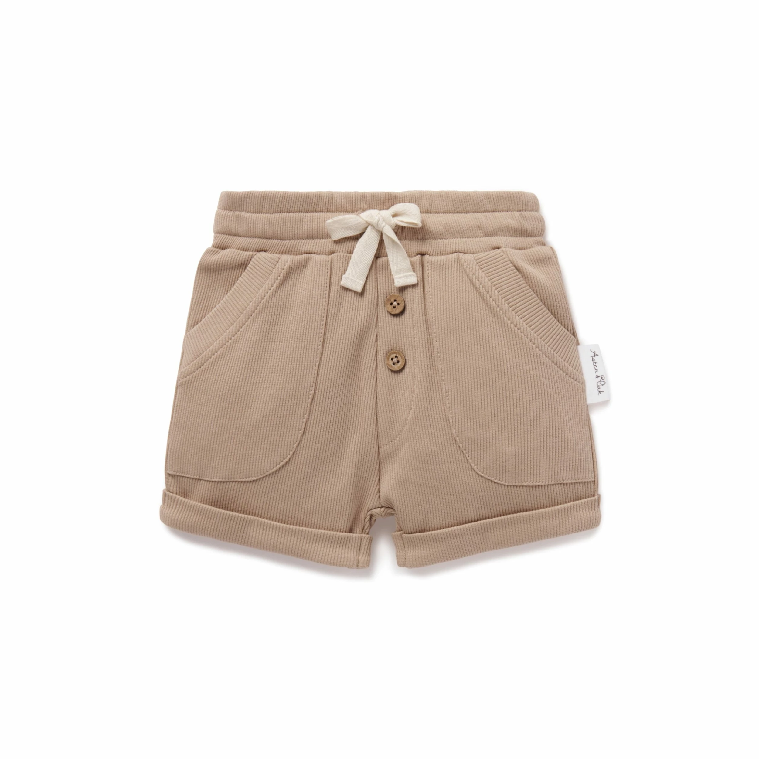 Aster & Oak Nougat Rib Pocket Shorts