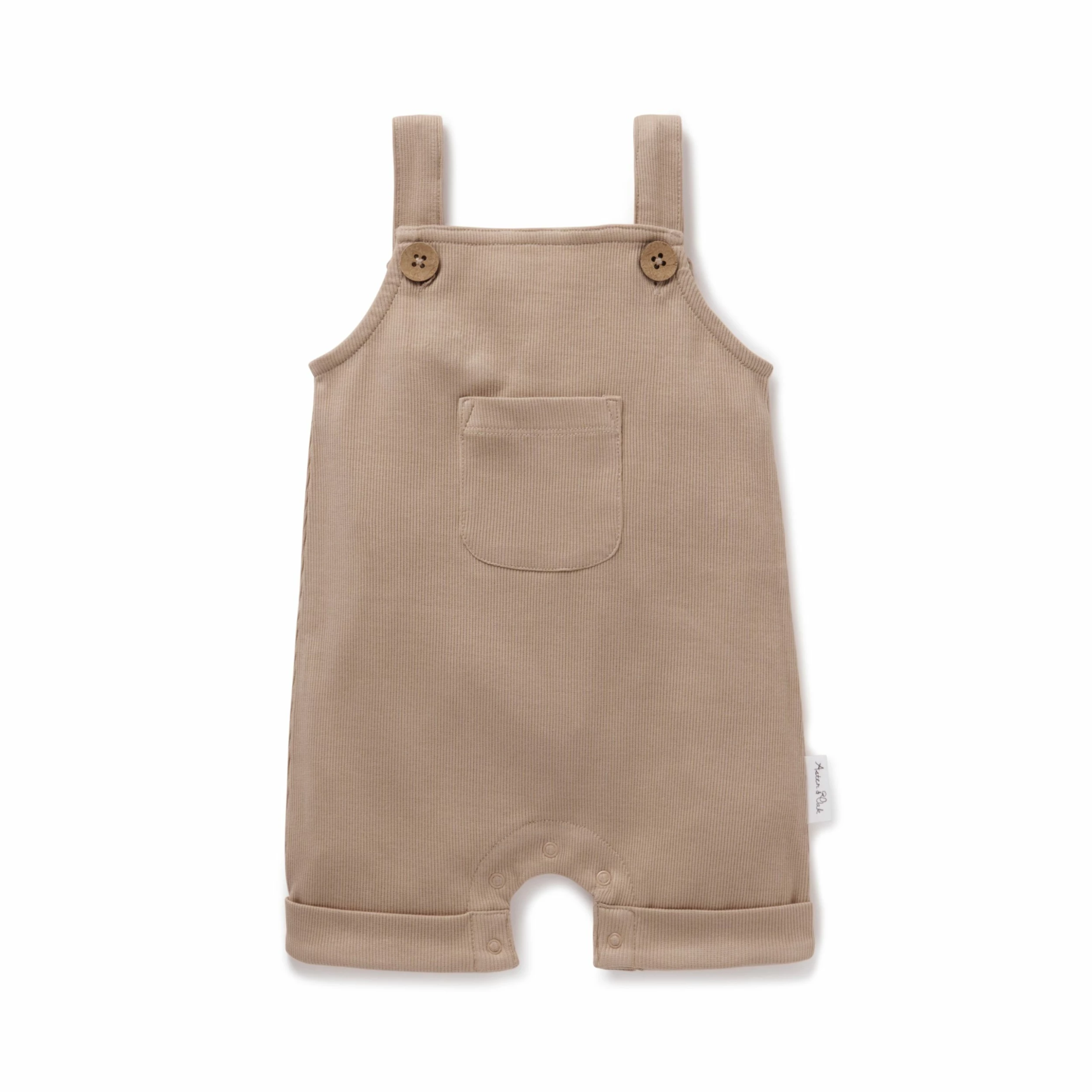 Aster & Oak Nougat Rib Pocket Overalls