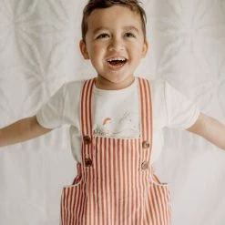 Bencer And Hazelnut Claus Suspender Overalls