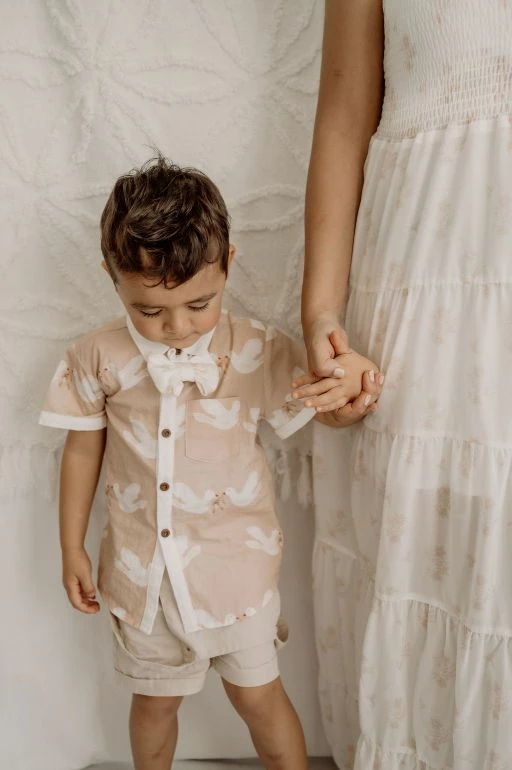 Bencer And Hazelnut Noel Ladies Chiffon Dress - Image 3