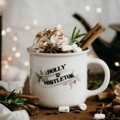 Bencer And Hazelnut Holly & Mistletoe Mug