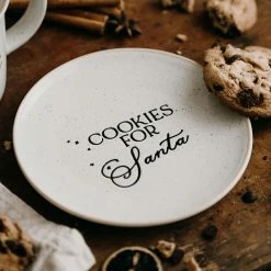 Bencer And Hazelnut Cookies For Santa Plate