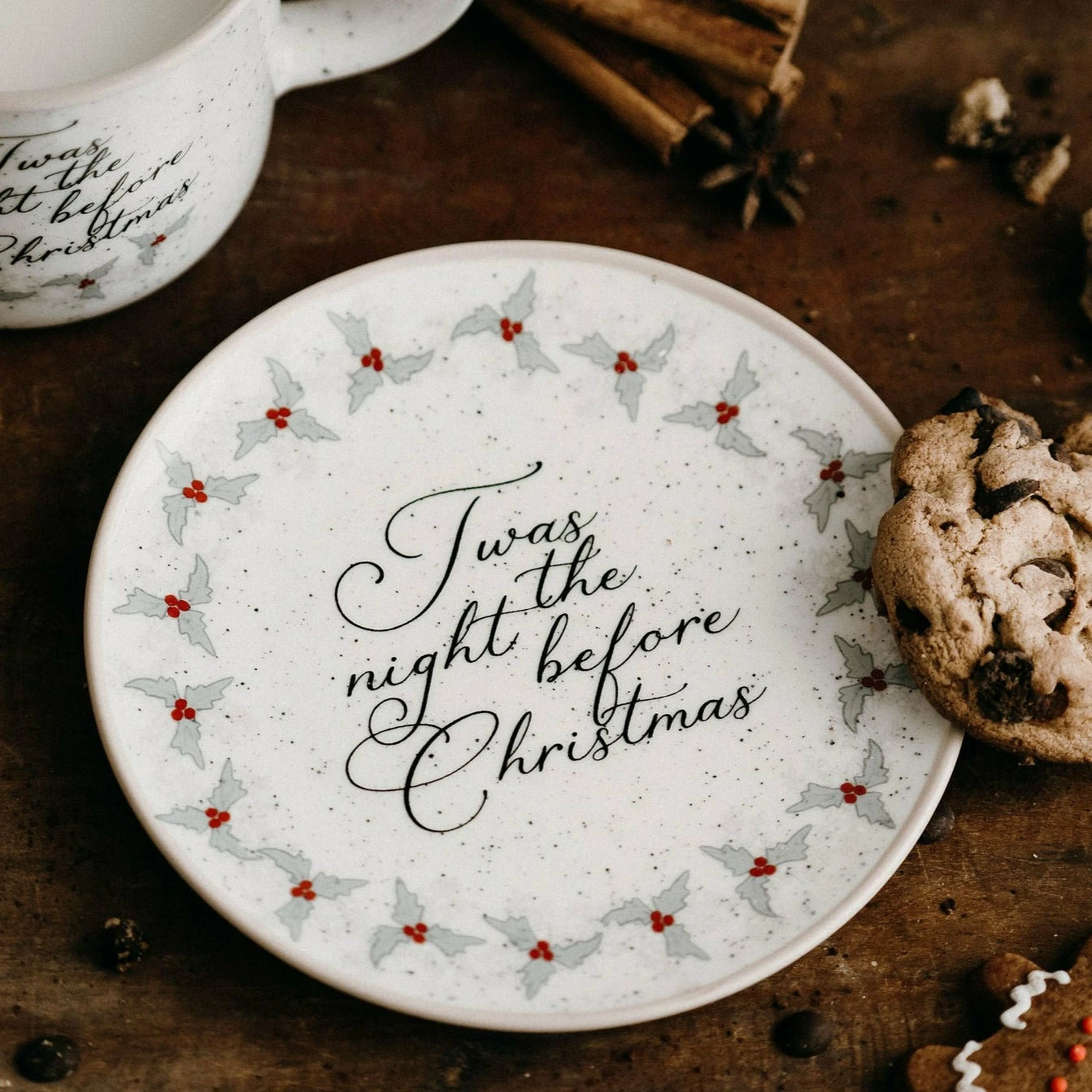 Bencer And Hazelnut Twas The Night Plate