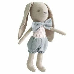 Alimrose Baby Boy Bunny 26cm - Grey Red