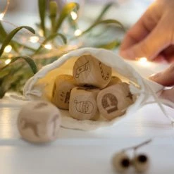 Poppy & Daisy Christmas Story Cubes Mini Eco Bag