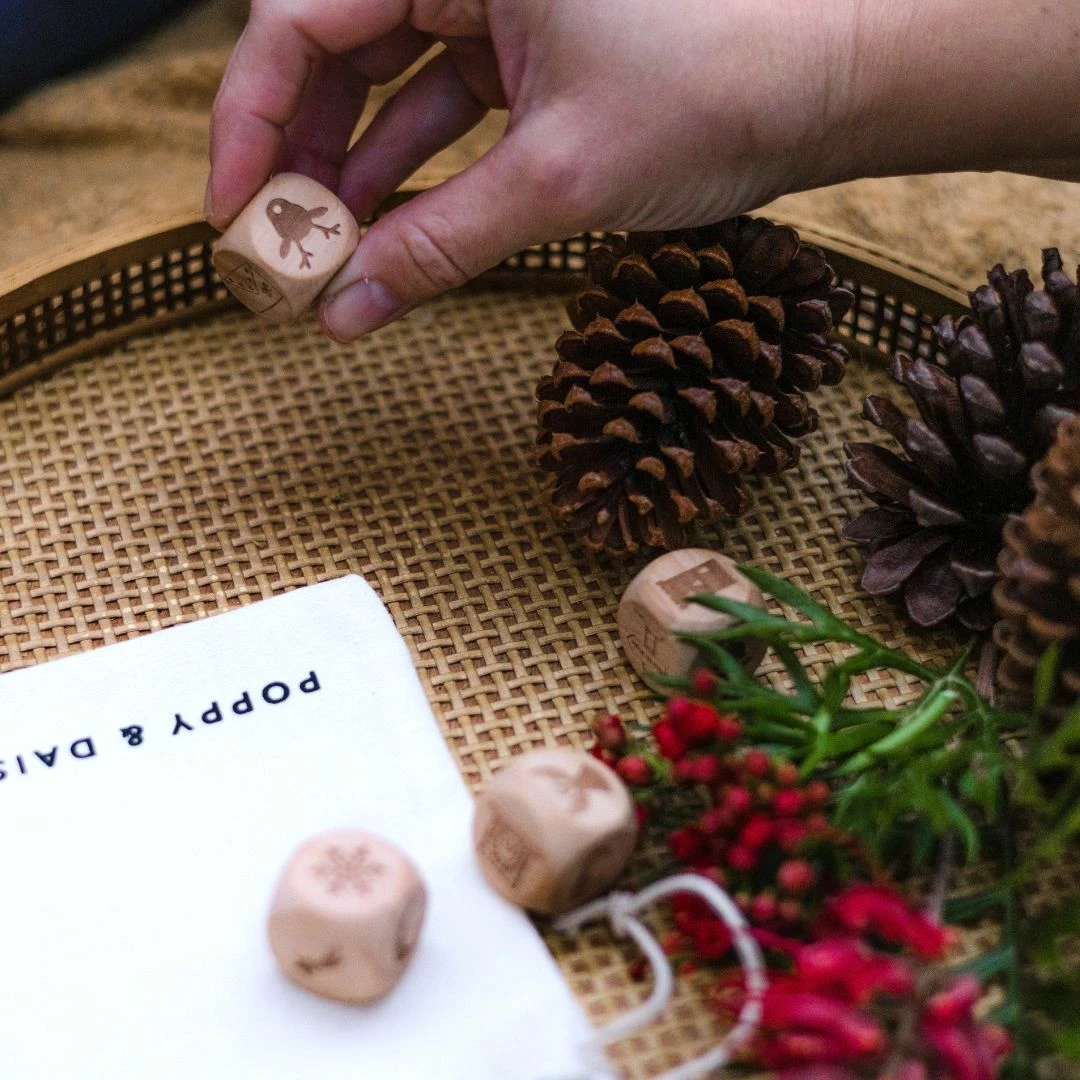 Poppy & Daisy Christmas Story Cubes Mini Eco Bag - Image 5