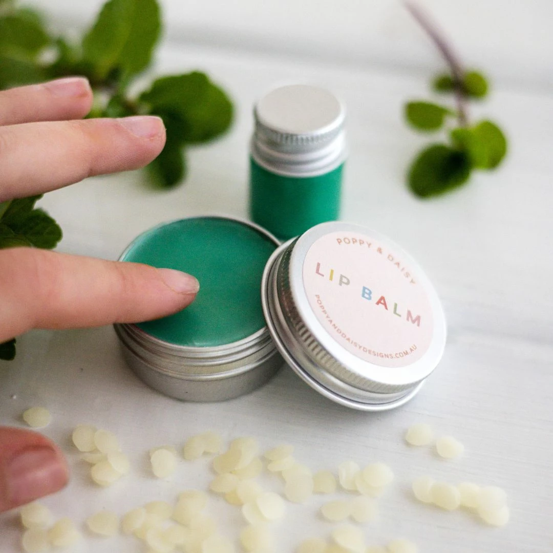 Poppy & Daisy DIY Peppermint Lip Balm Mini Eco Bag