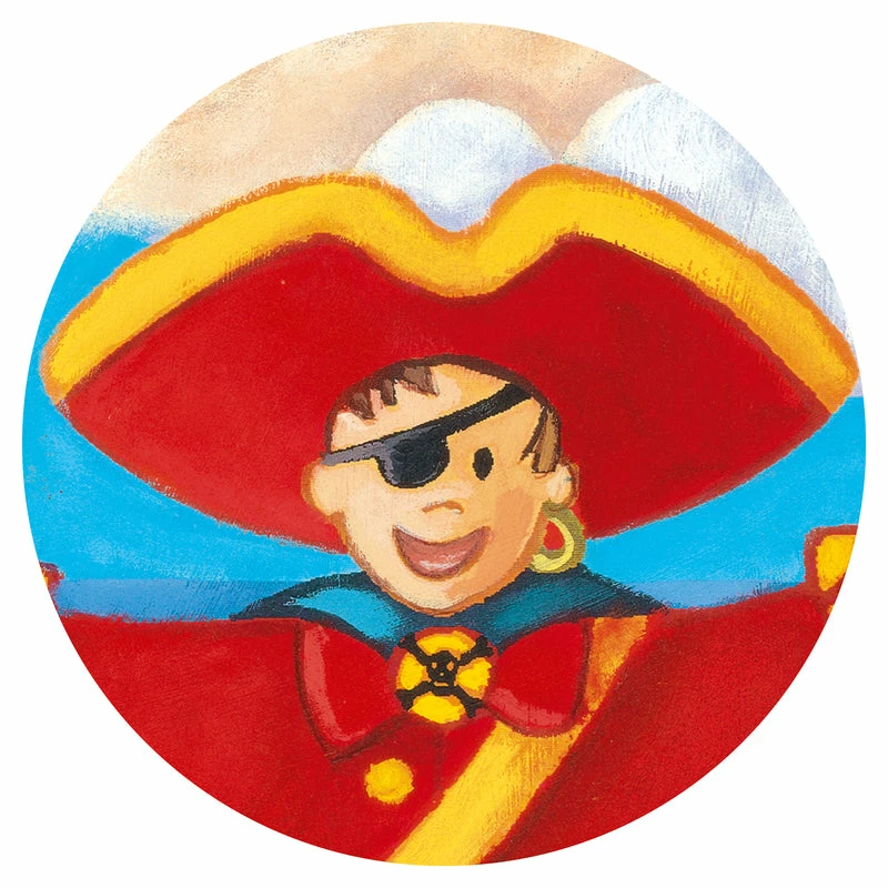 Djeco Pirate And Treasure 36 Pc Silhouette Puzzle - Image 3