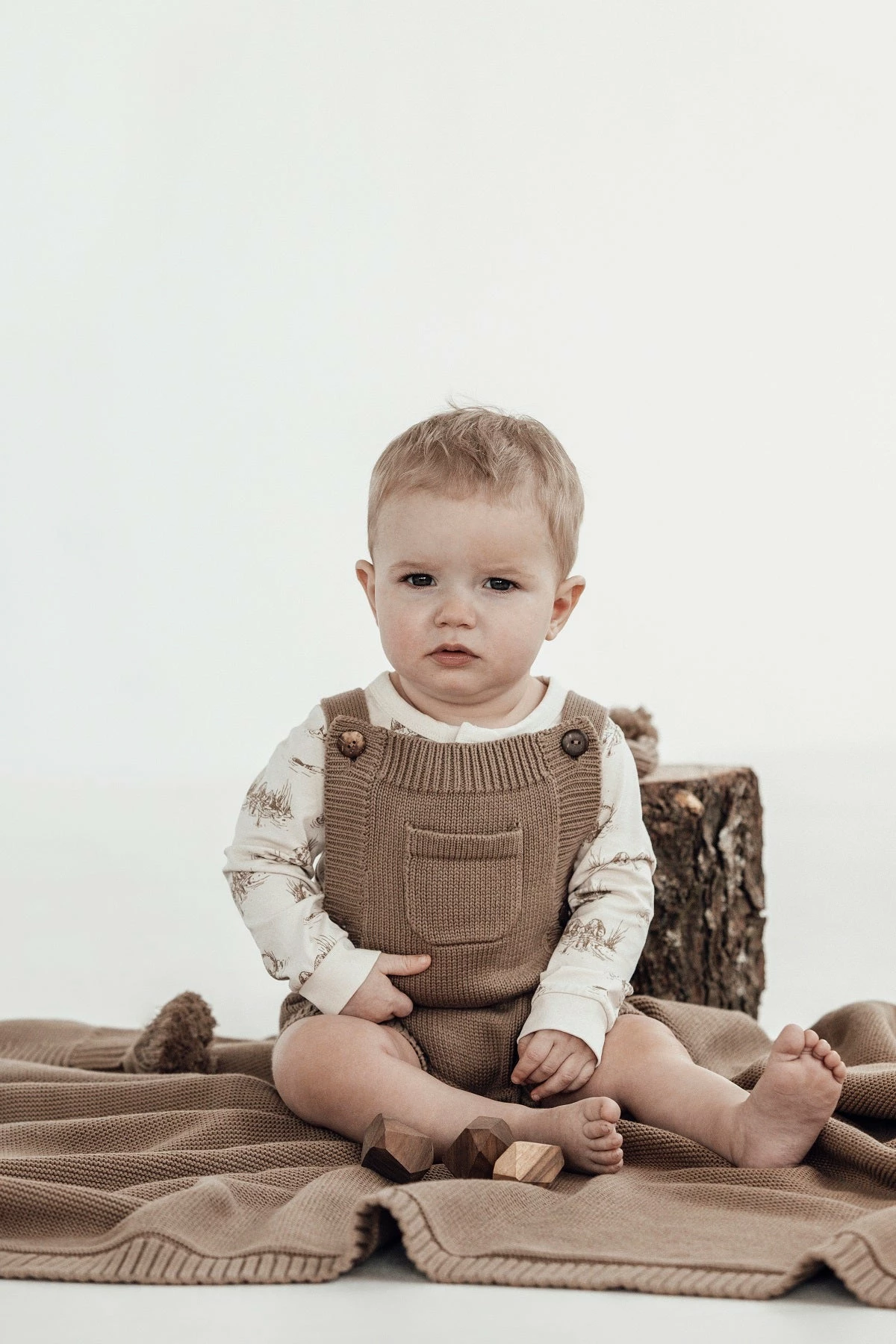 Aster & Oak Timber Knit Romper - Image 2