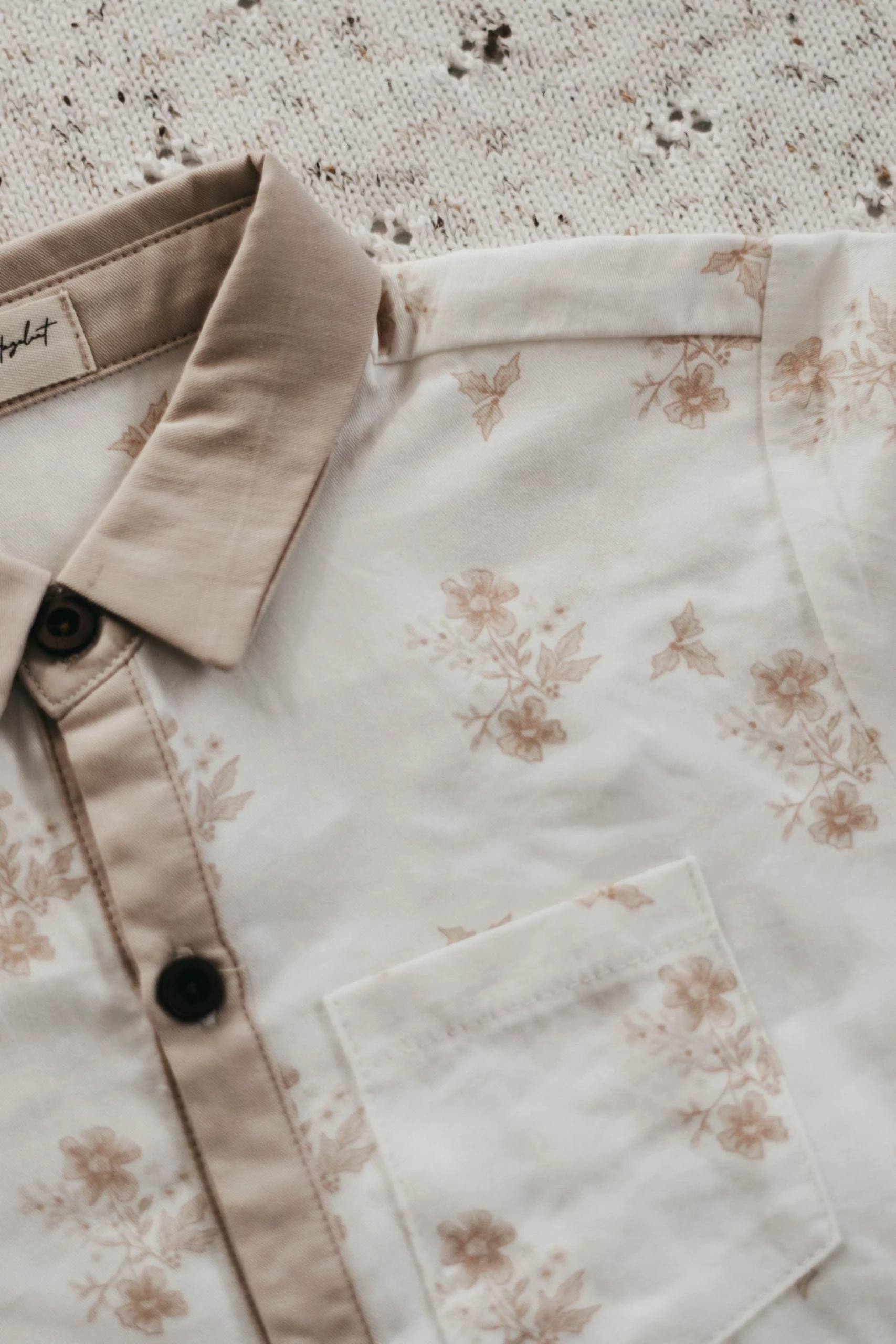 Bencer And Hazelnut Noel Boys Button Up Shirt - Image 3