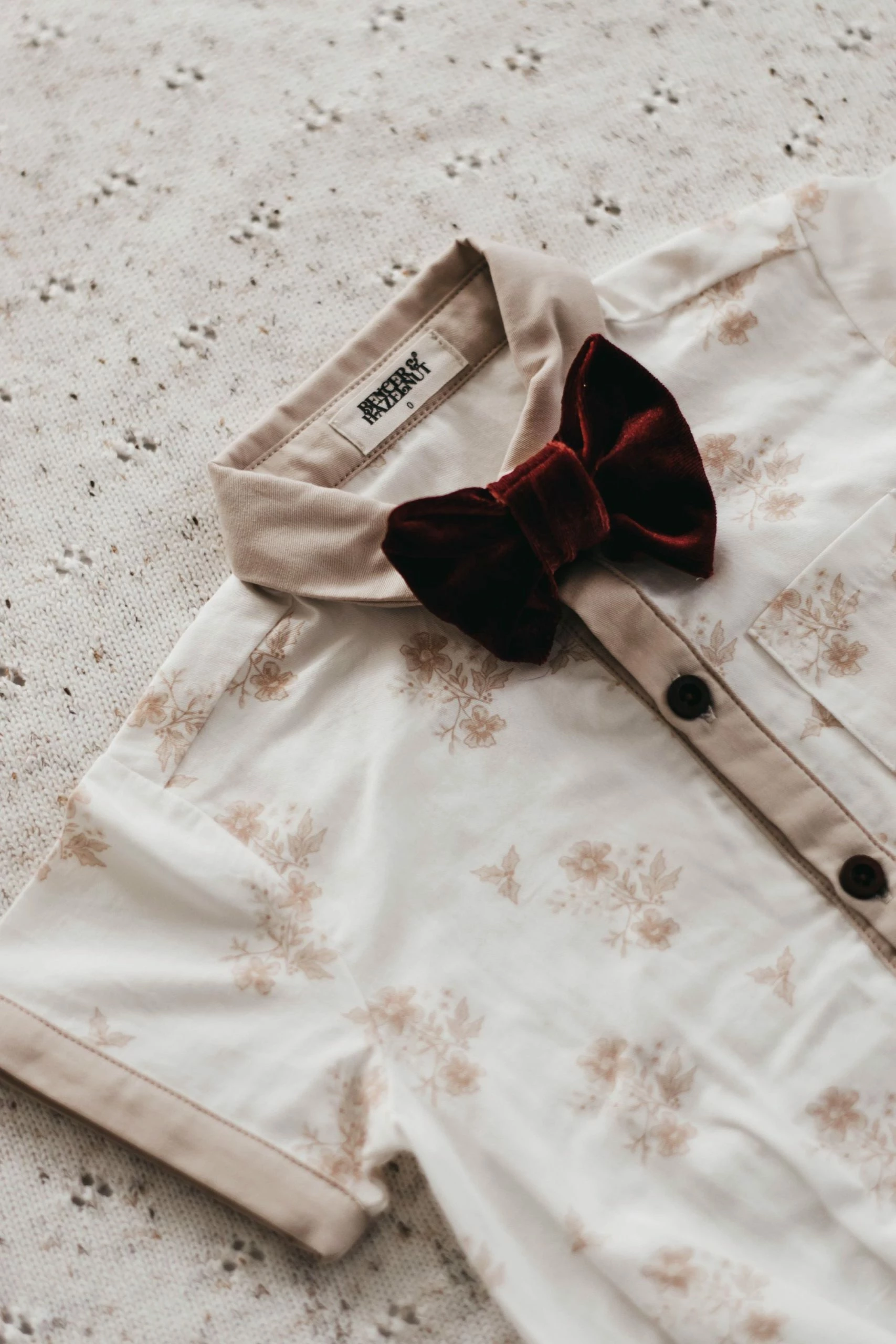 Bencer And Hazelnut Noel Boys Button Up Shirt - Image 5