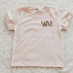 Bencer And Hazelnut Love Bug Bodyuit/Tee Pale Pink