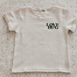Bencer And Hazelnut Love Bug Bodyuit/Tee Oatmeal