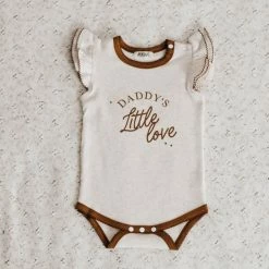 Bencer And Hazelnut Daddy's Little Love Bodysuit