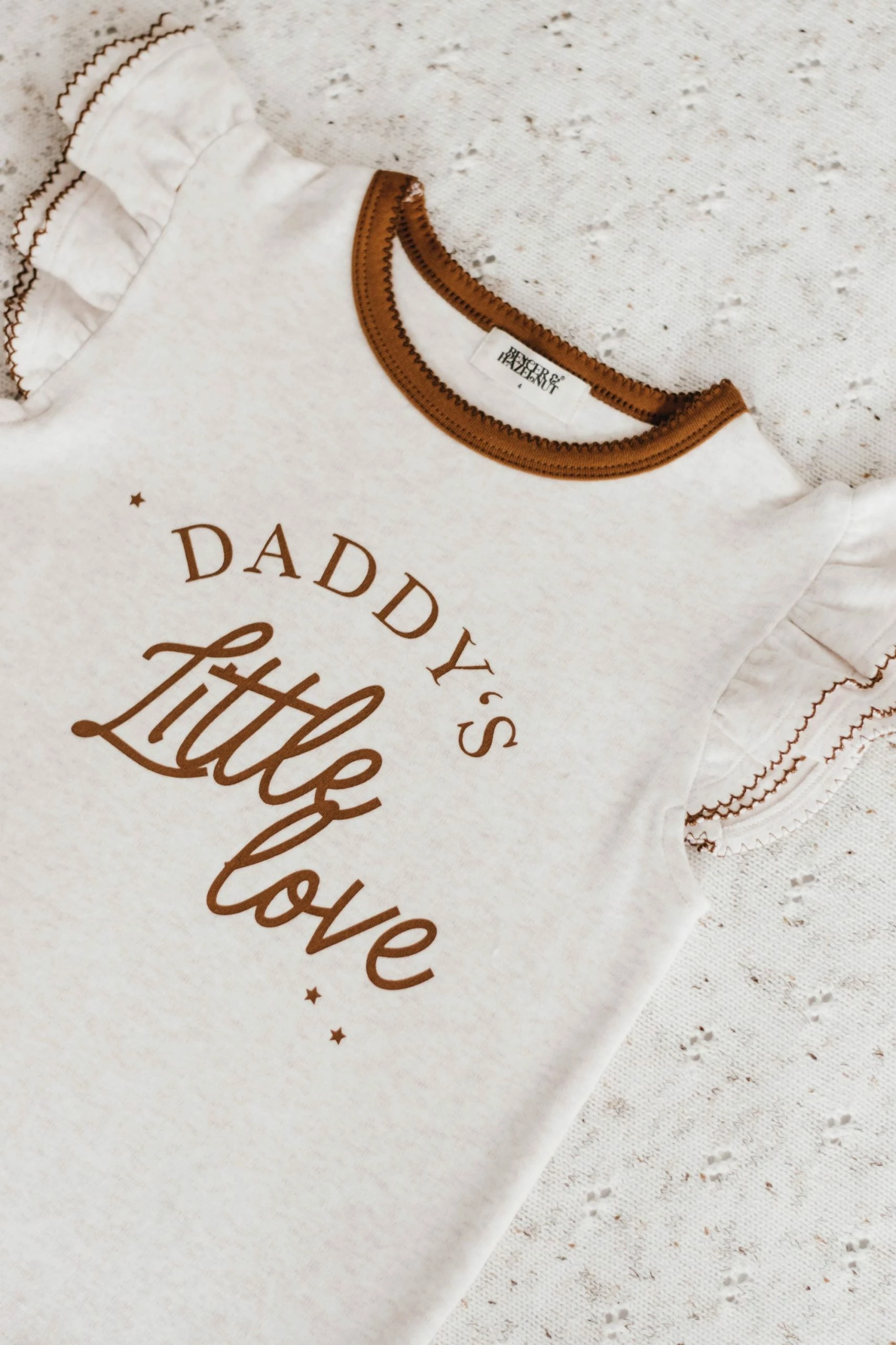 Bencer And Hazelnut Daddy's Little Love Tee - Image 4