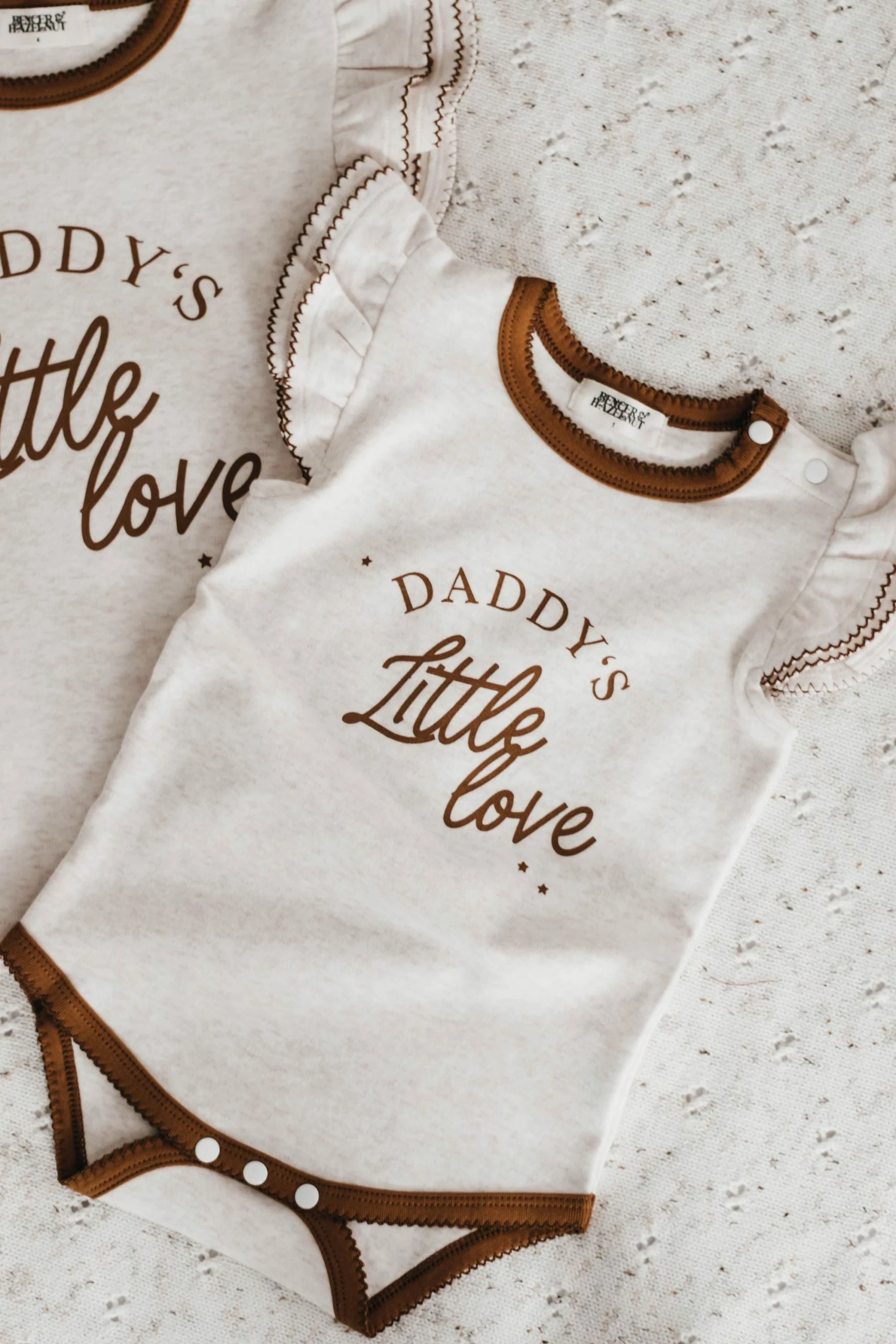 Bencer And Hazelnut Daddy's Little Love Bodysuit - Image 6