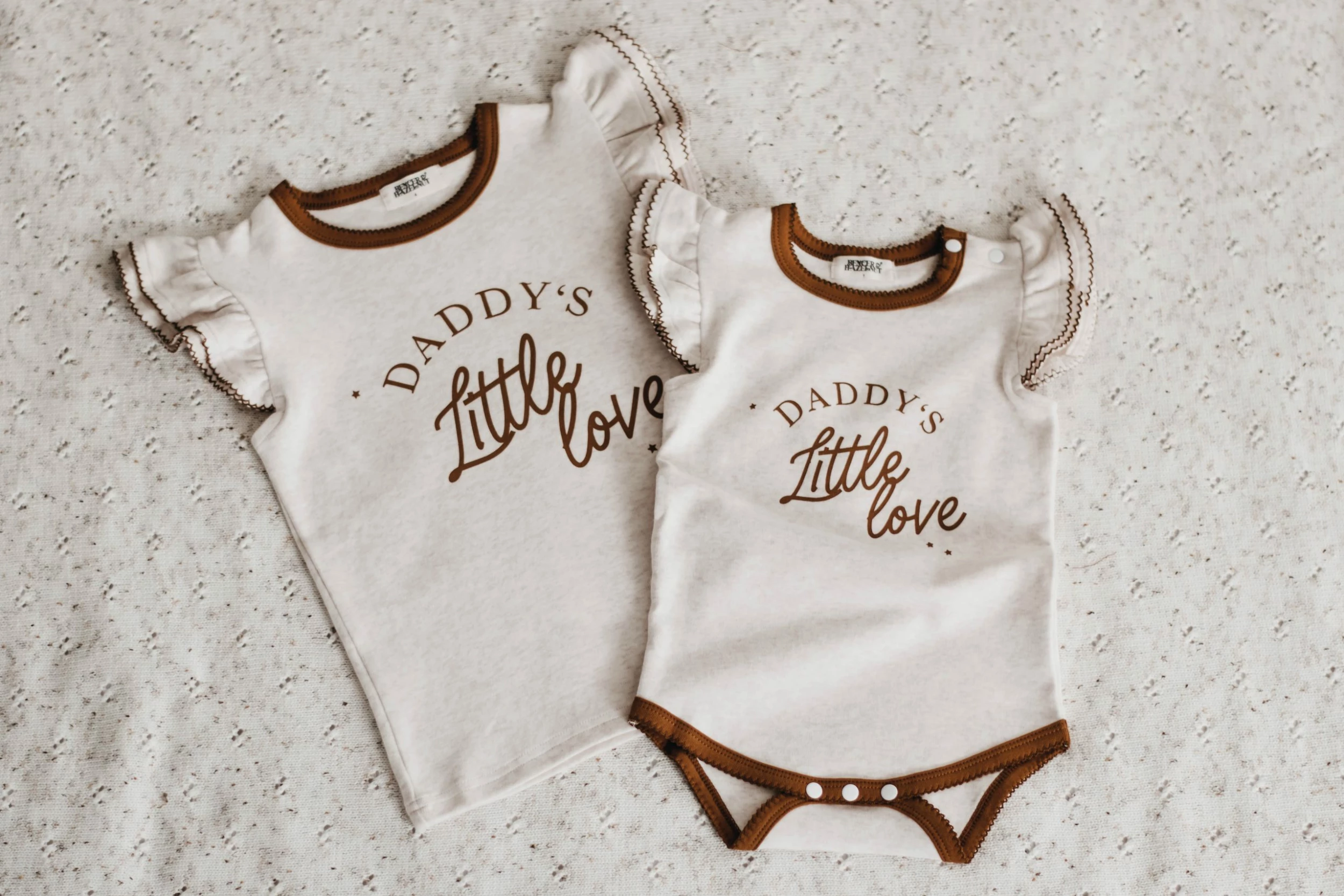 Bencer And Hazelnut Daddy's Little Love Tee - Image 3