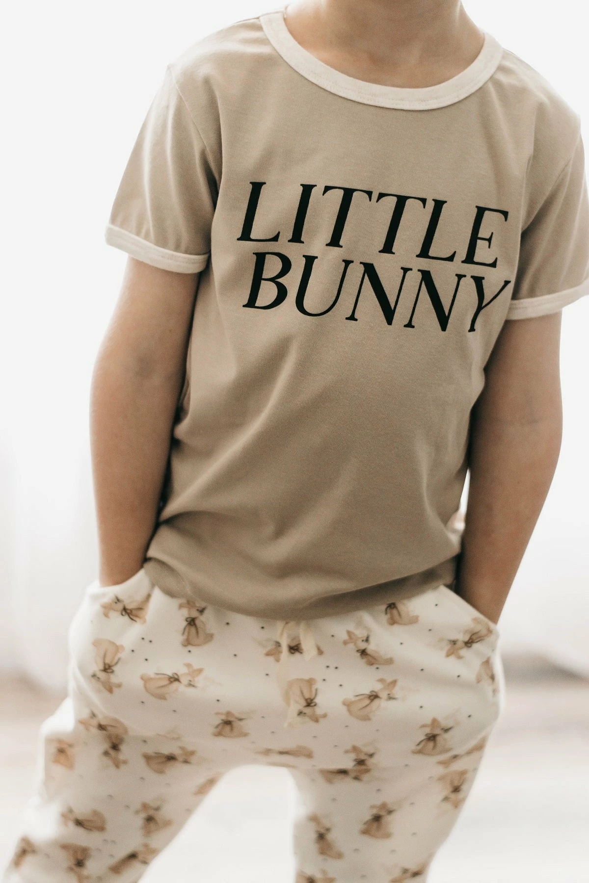 Bencer And Hazlenut Little Bunny T-Shirt - Hazelnut Basic - Image 4