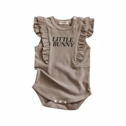 Bencer And Hazlenut Little Bunny Bodysuit - Mushroom Frill
