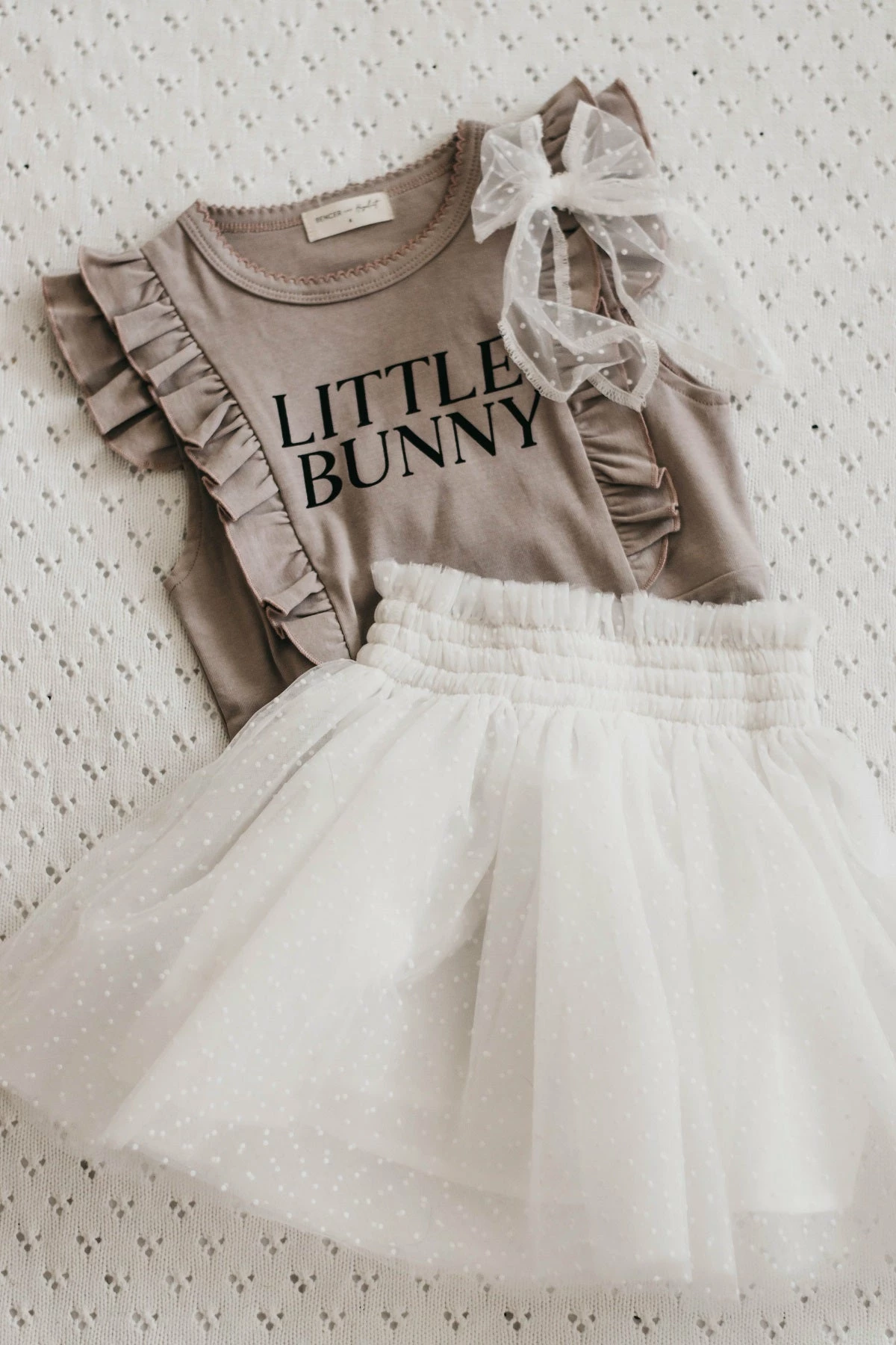 Bencer And Hazelnut Little Bunny T-Shirt - Mushroom Frill - Image 4