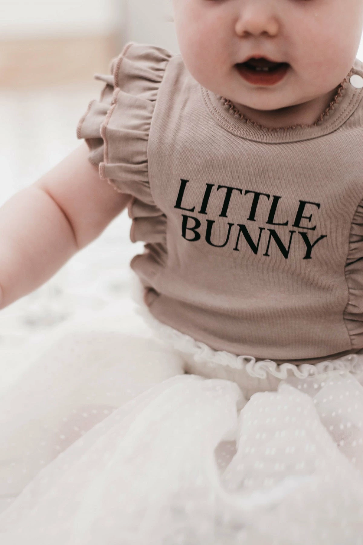Bencer And Hazlenut Little Bunny Bodysuit - Mushroom Frill - Image 4