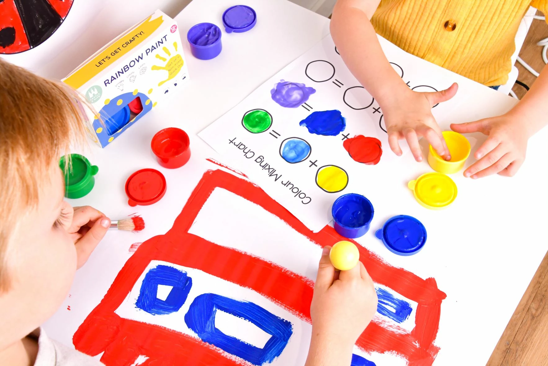 Castle And Kite Rainbow Paint - Image 5