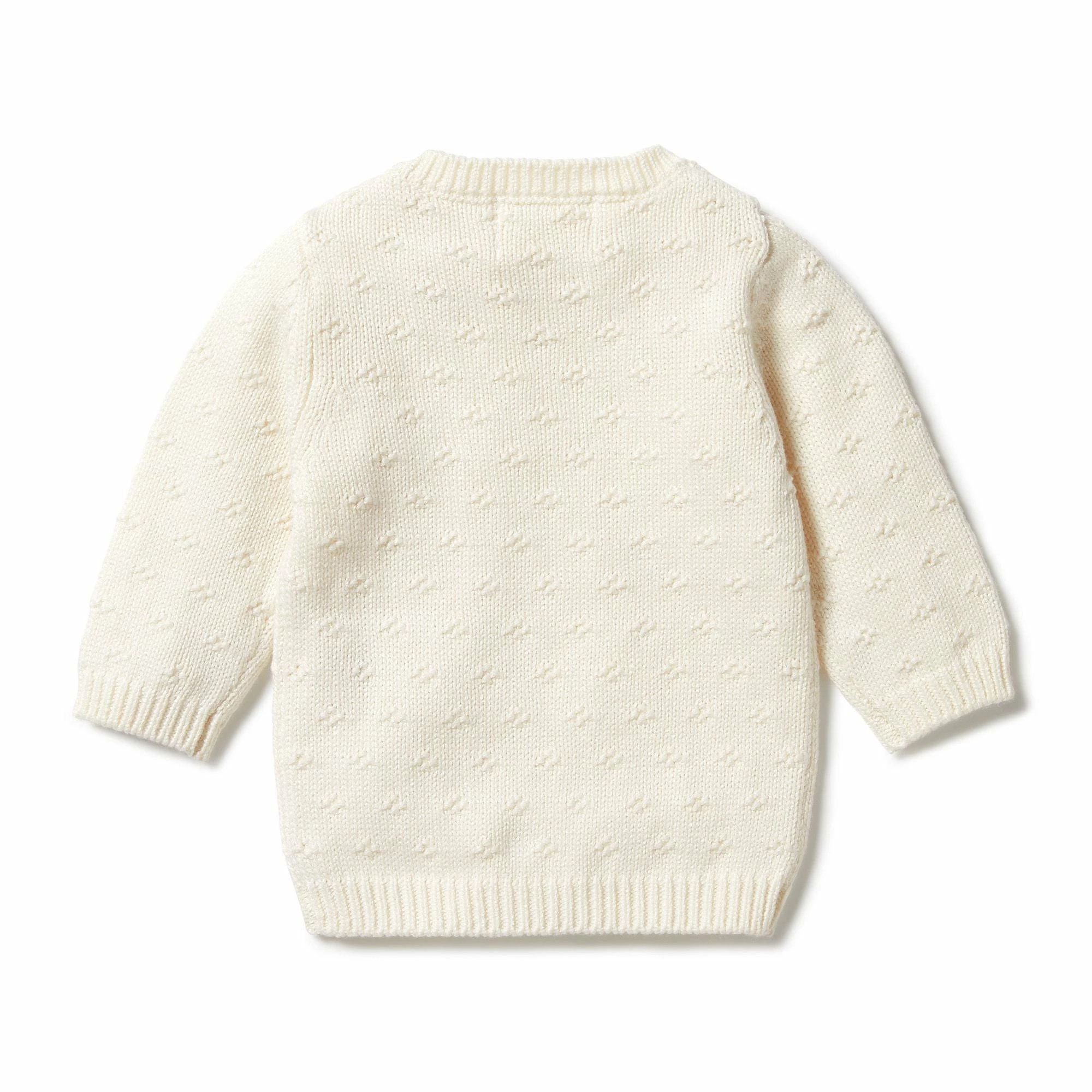 Wilson & Frenchy Knitted Ditsy Jumper - Gardenia - Image 3