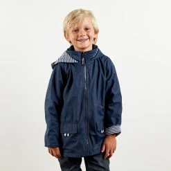 French Soda Kids Raincoat - Navy