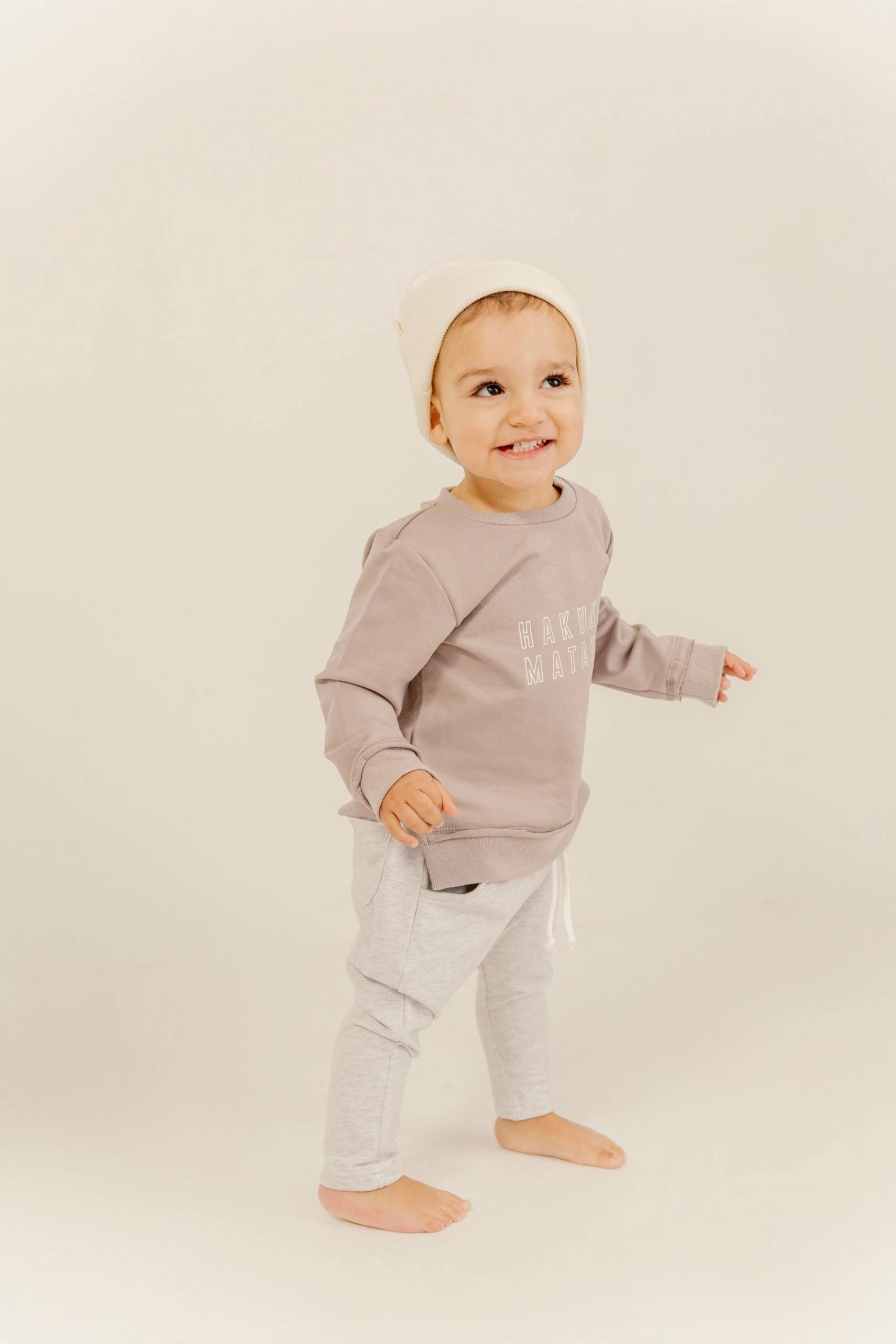 Bobby G Baby Wear Hakuna Matata Pullover - Stone - Image 2