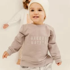 Bobby G Baby Wear Hakuna Matata Pullover - Stone