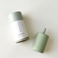 Bare The Label Sage Silicone Sippy Cup