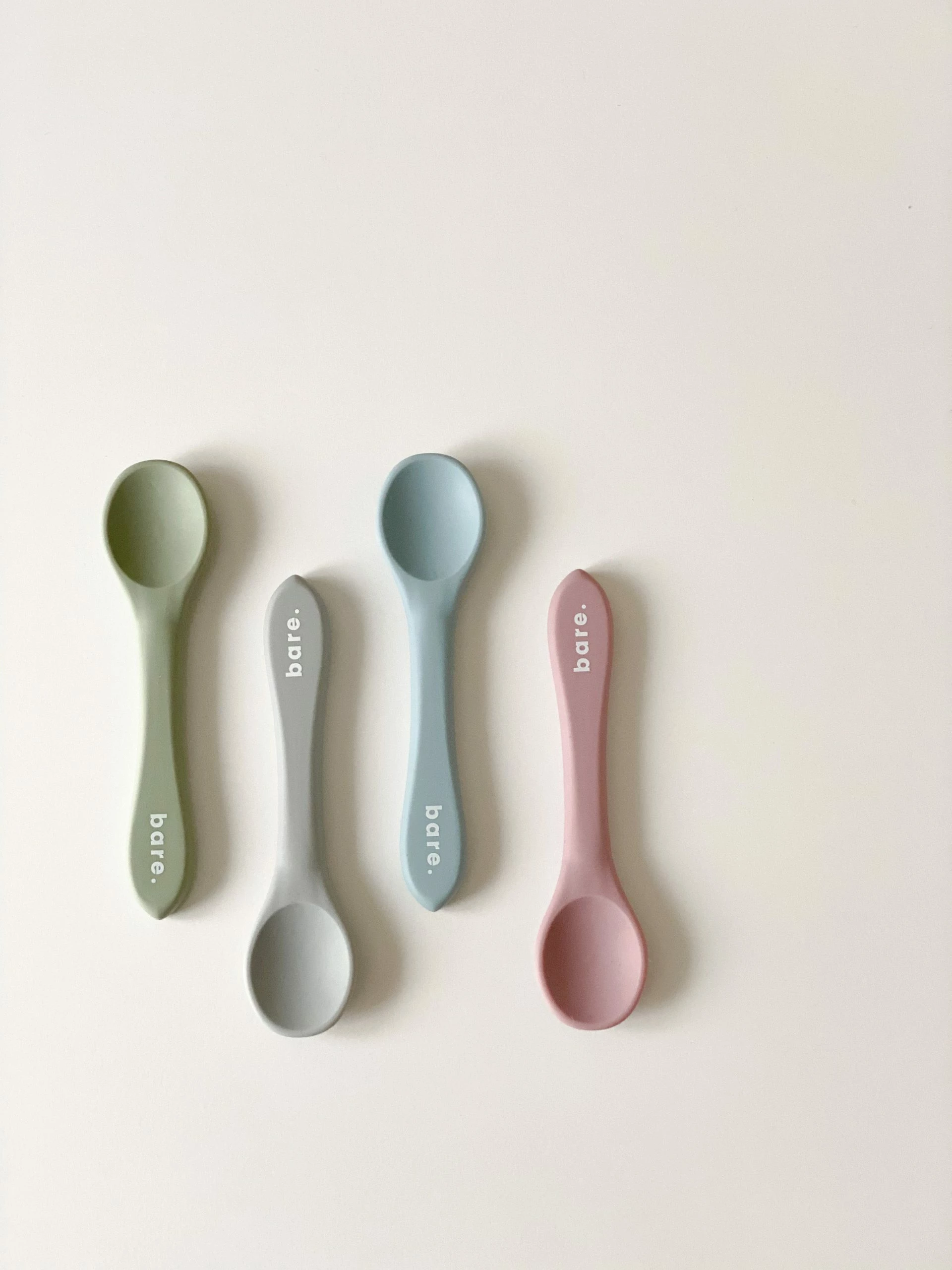 Bare The Label Dusty Pink Silicone Spoon - Image 2