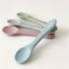Bare The Label Powder Blue Silicone Spoon