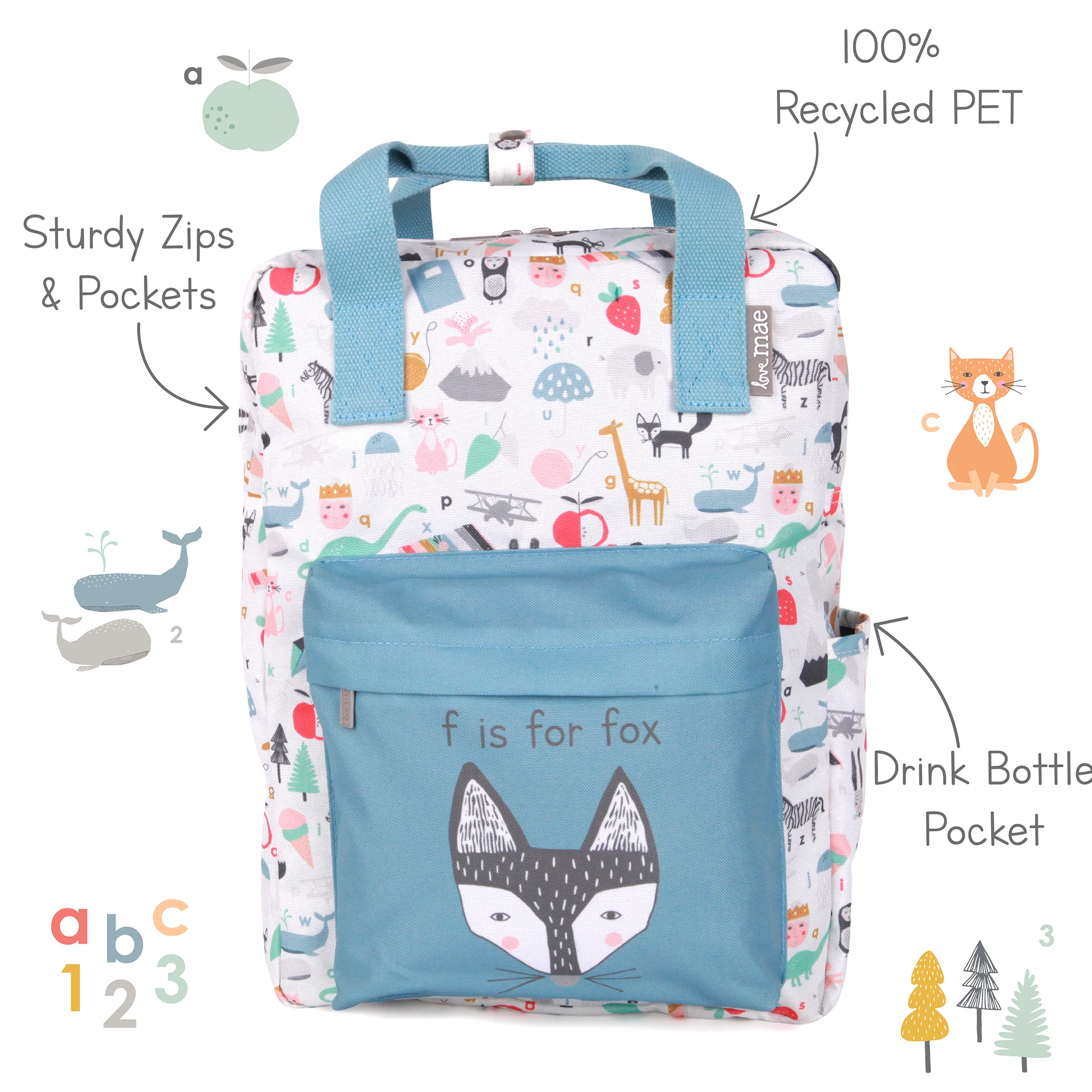 Love Mae Backpack - ABC - Image 2